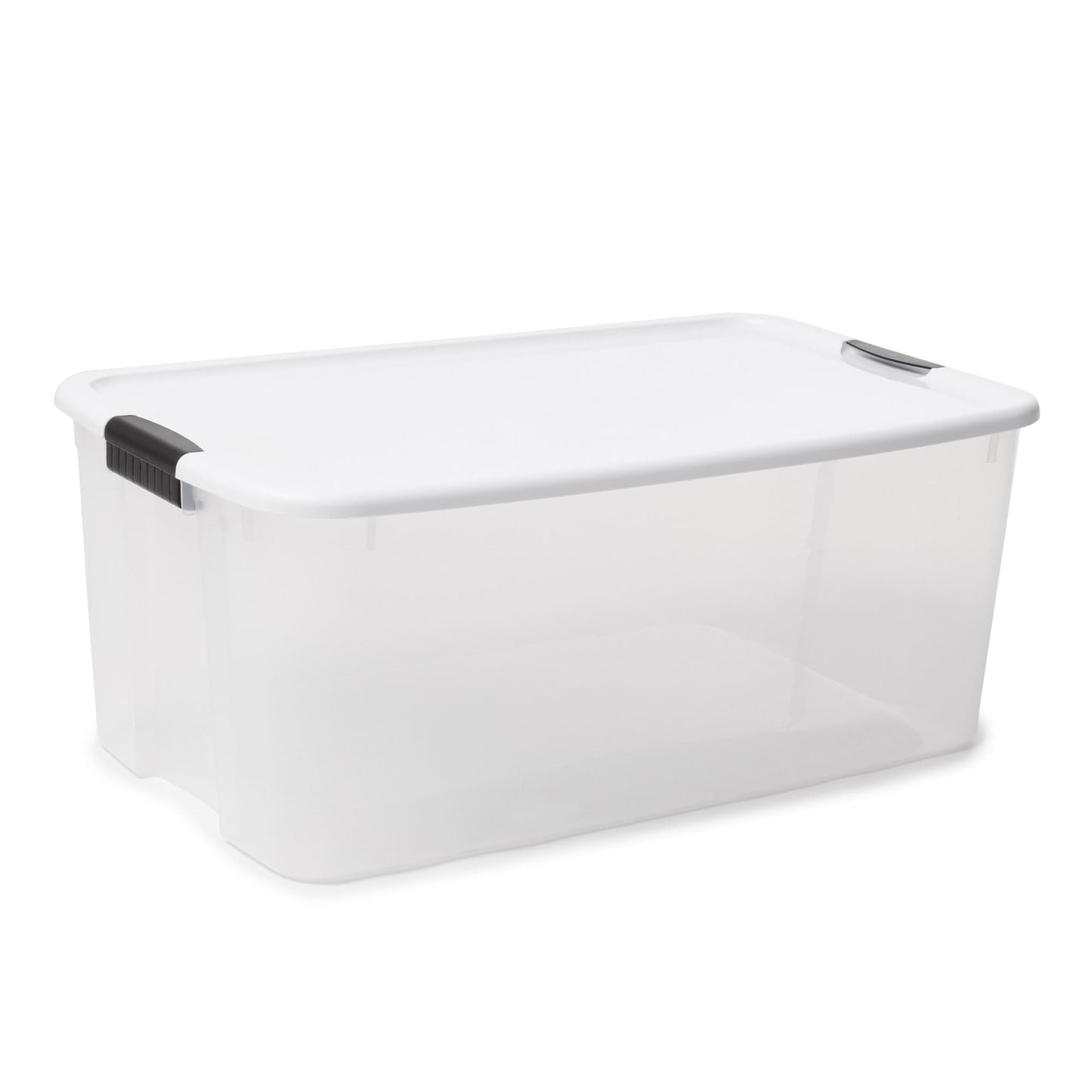 Sterilite 116 Qt Clear Latching Storage Bins with Lids, 4-Pack