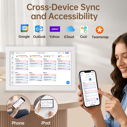 15.6" Digital Calendar Wall Touch Screen & Chore Chart