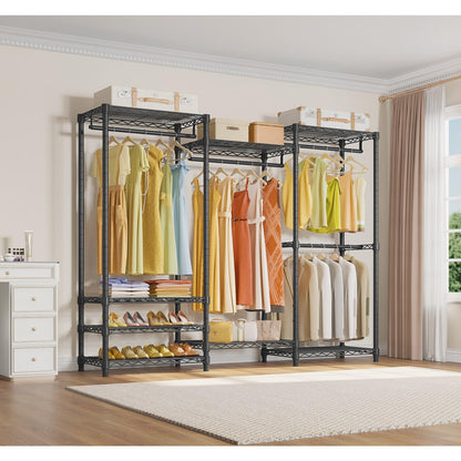 VIPEK V5 Heavy Duty Freestanding Modular Closet System, Black