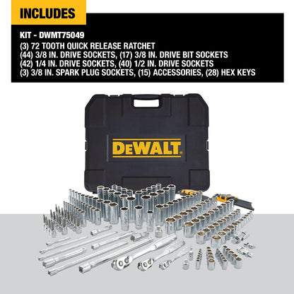 DEWALT 192-Piece Mechanics Tool Set with Hard Shell Case