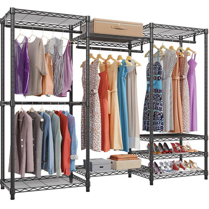 VIPEK V5 Heavy Duty Freestanding Modular Closet System, Black