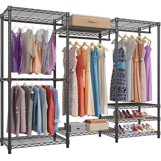 VIPEK V5 Heavy Duty Freestanding Modular Closet System, Black