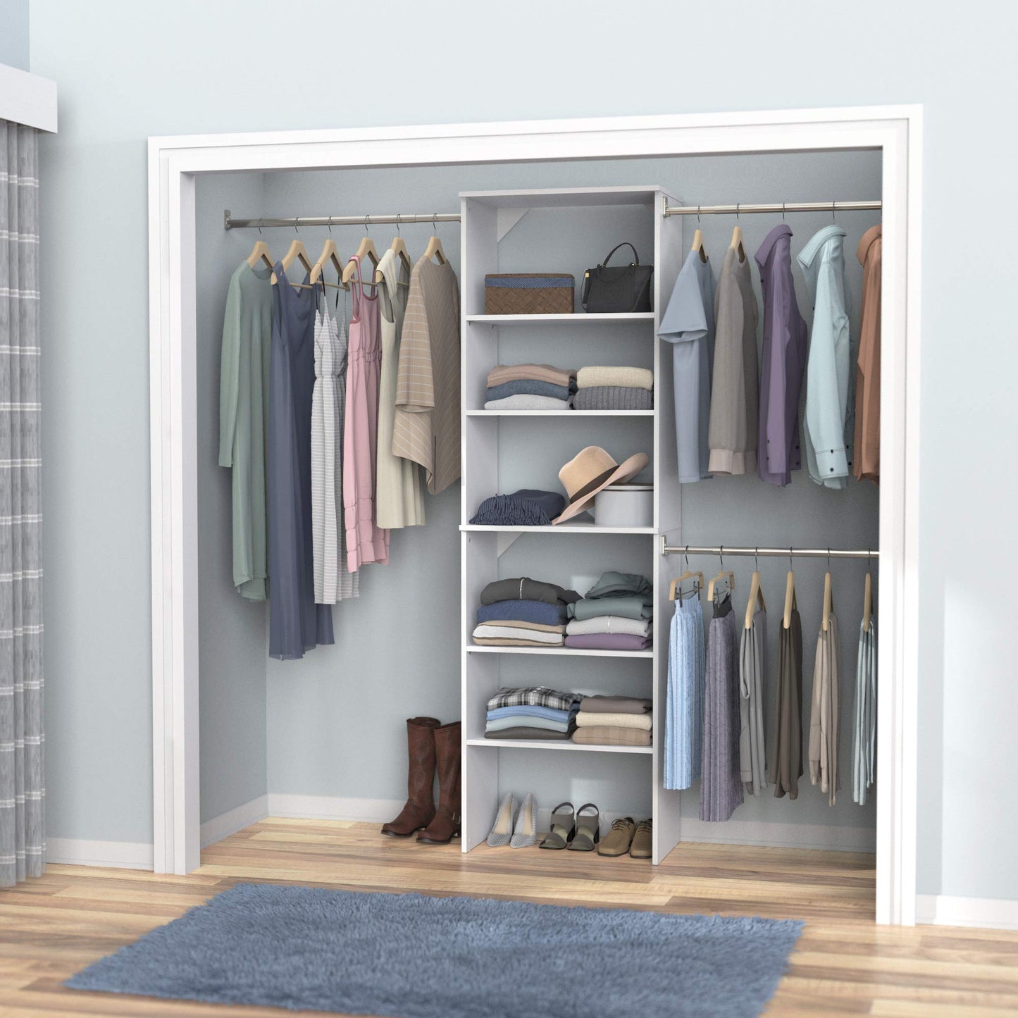 ClosetMaid SuiteSymphony 25" Wood Closet Organizer Starter Kit
